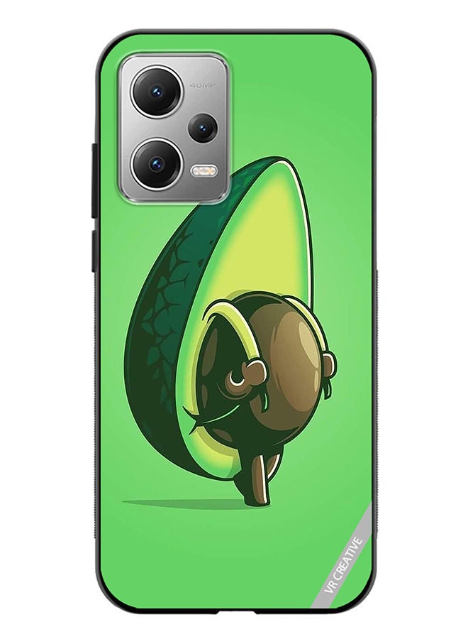 VR CREATIVE Protective Case Cover For Xiaomi Redmi Note 12 Avacado Design Multicolour - Image 1