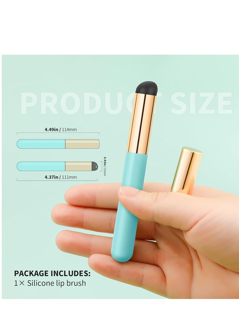 DUcare DUcare Fingerlike Silicone Lip Brush | Multi-purpose Makeup Blending Lipstick Brush with Lid - Image 3