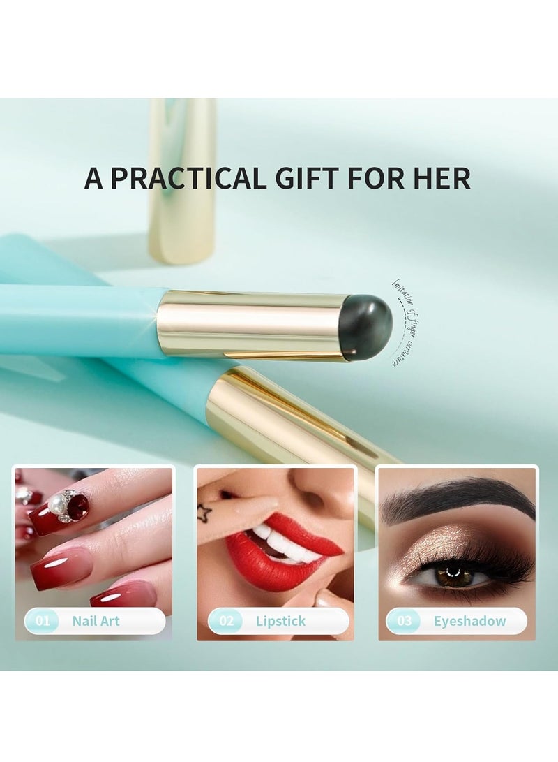 DUcare DUcare Fingerlike Silicone Lip Brush | Multi-purpose Makeup Blending Lipstick Brush with Lid - Image 4