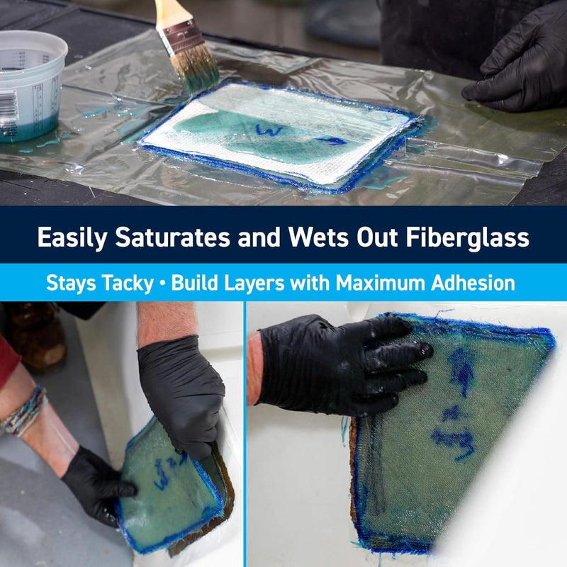 TotalBoat Polyester Laminating Resin - Marine Grade Fiberglass Resin and MEKP Catalyst for Layups and Repairs (Gallon) - Image 4