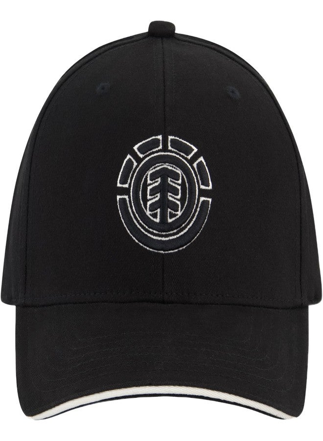 Element Baseball Hat, Adult Flex Fit Active Sport Cap with Curved Brim, Black, One Size - Image 1