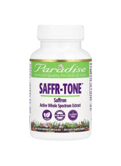 Paradise Herbs Paradise Herbs, Saffr-Tone, 15 mg, 60 Vegetarian Capsules  - Image 1