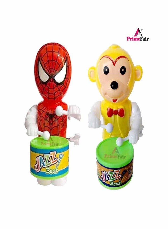 PRIMEFAIR Key Operated Cartoon Character Drummer with Dancing Action Drum Musical Sound Toys Best Birthday Gifts for Kid's - Image 5