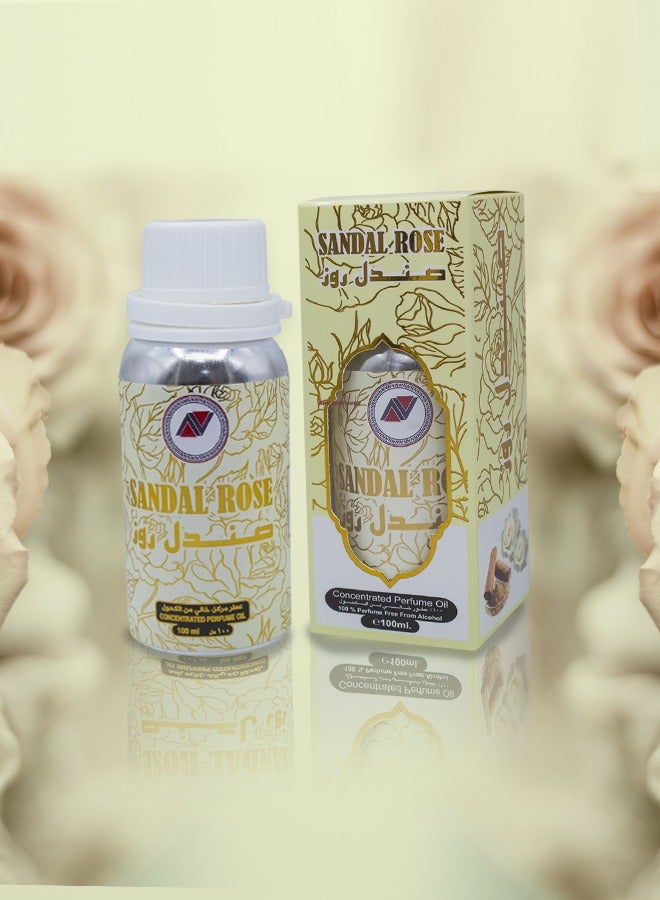 ARD PERFUMES Sandal Rose 100ml Concentrated Perfume Oil - Image 2