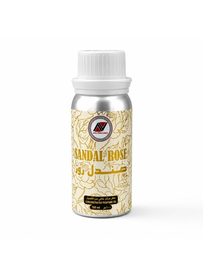 Ard Perfumes Sandal Rose Concentrated Perfume Oil 100ml – Arabic Sandalwood & Rose Attar, Long Lasting Unisex Fragrance Oil - Image 2