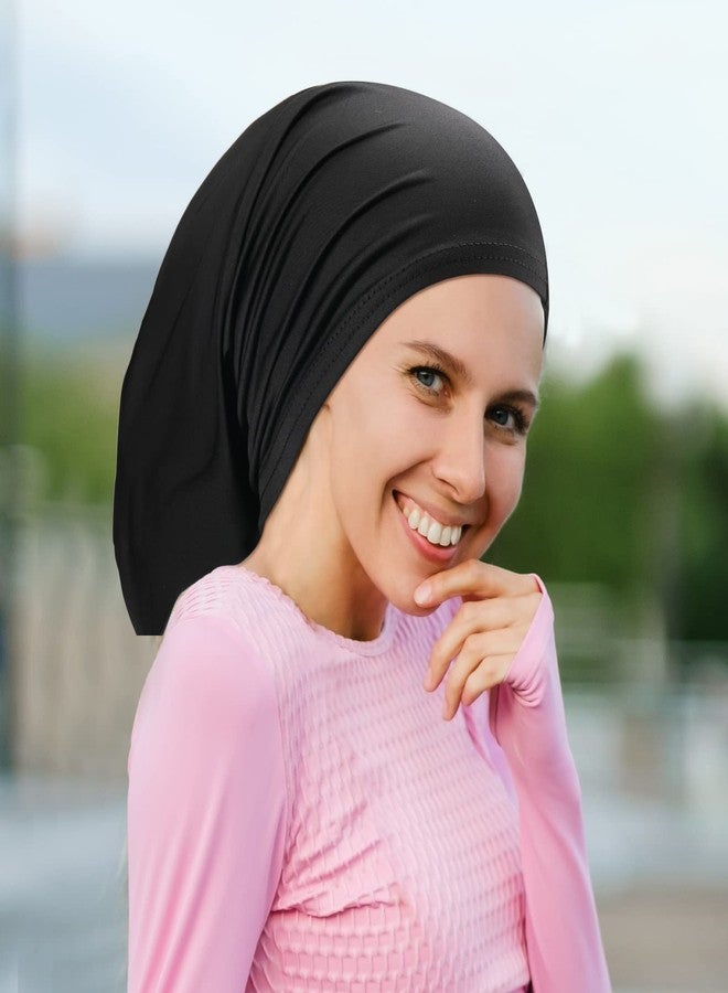 Tarpop 6 Pieces Dreadlock Cap Men Dread Caps Unisex Jumbo Long Hair Dreads Head Stocking Wrap Night Shower Sleeping Bonnet Accessories for Men Women Colorful - Image 5