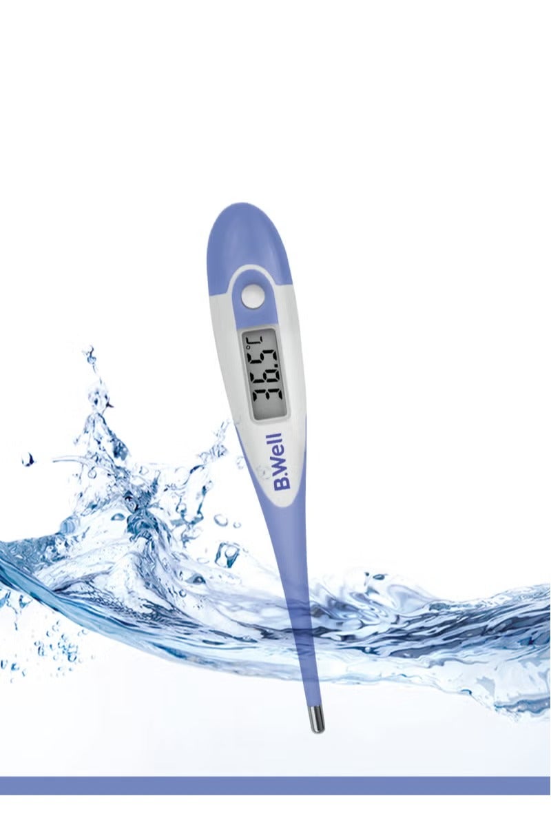 B.Well سويسري مقياس حرارة رقمي قياسي الموالية-٠٤ من ب.حسنا بطرف مرن مقاوم للماء، درجة مئوية وفهرنهايت - Image 4