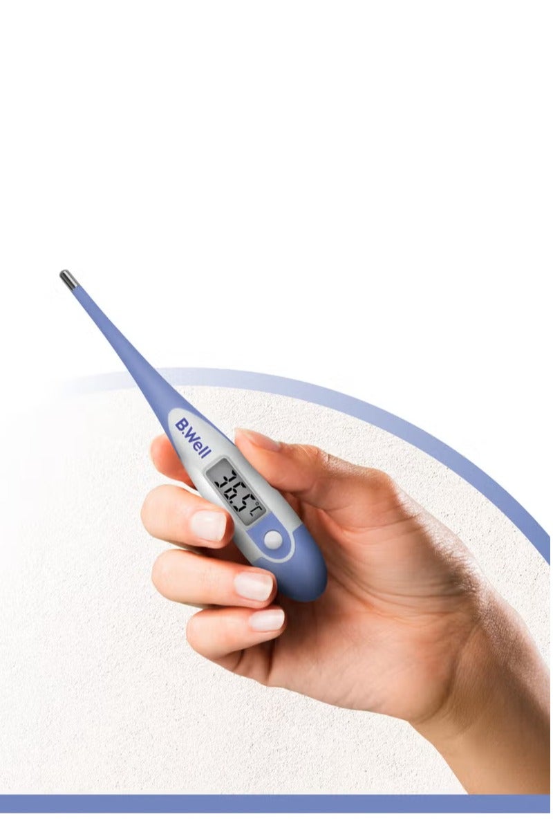 B.Well سويسري مقياس حرارة رقمي قياسي الموالية-٠٤ من ب.حسنا بطرف مرن مقاوم للماء، درجة مئوية وفهرنهايت - Image 5