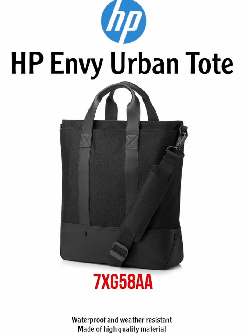 HP Envy Urban Laptop Shoulder Bag, 14 Inch, Black - 7XG58AA Black - Image 1