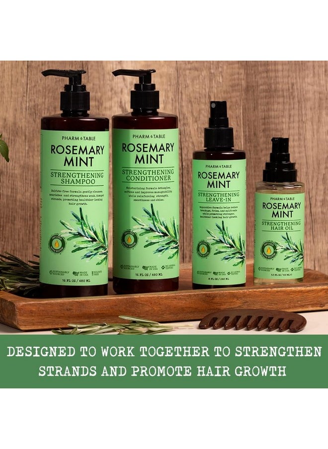 Pharm to Table - Rosemary Mint Strength & Shine Progrowth Hair Set - Image 1