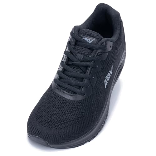 IIV Wide Toe Box Shoes for Women | Arch Support Walking Tennis Sneakers | Orthotic Shoes for Bunions, Plantar Fasciitis, Flat Feet AllBlack US 8 - Image 4