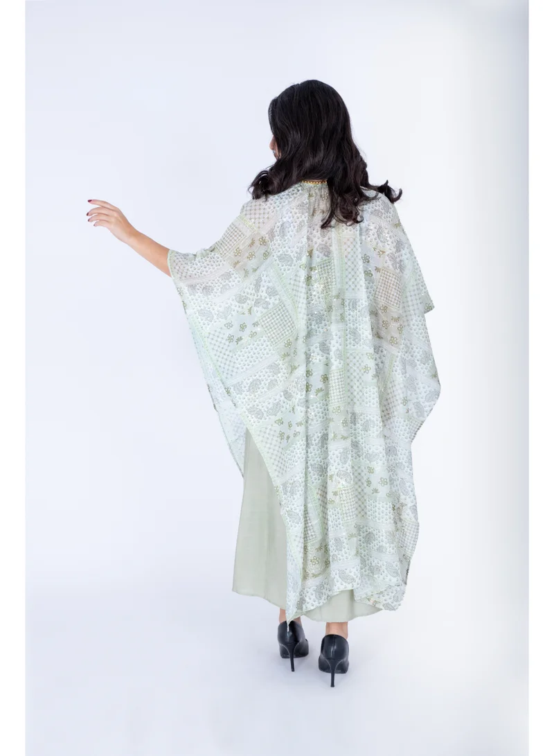 IKKXA  Modern Shawl Design Short Jalabiya  | Best Price UAE