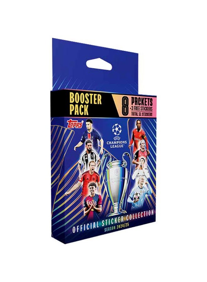 Topps Champions League 2025 Eco Pack (8 Packets + 1 bonus promo Packet)