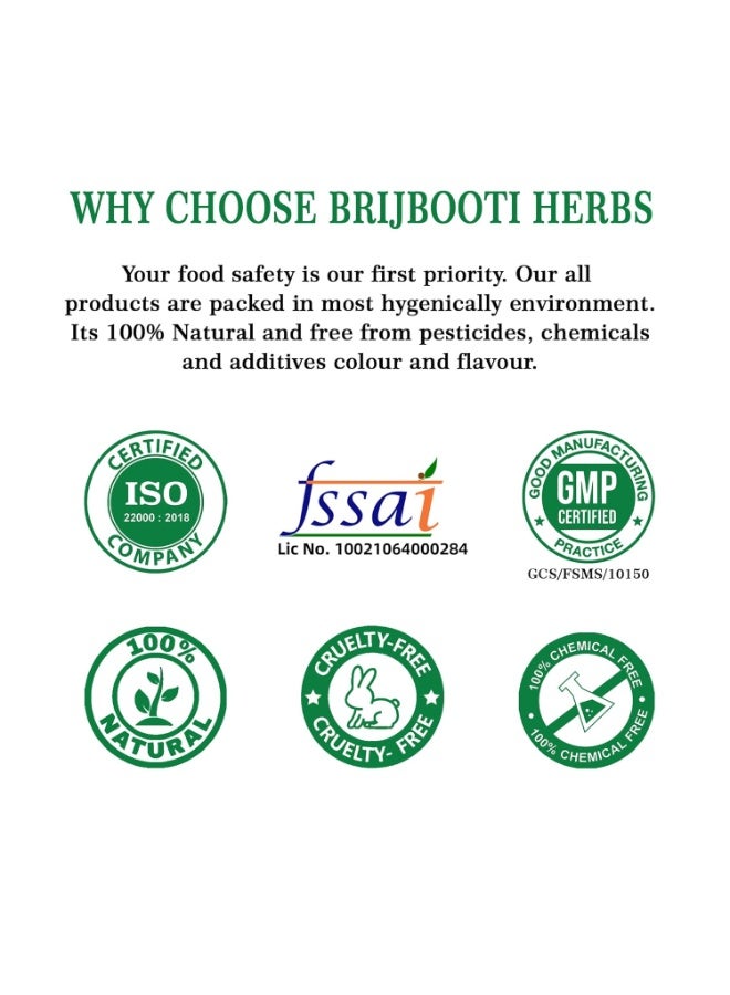 BrijBooti Rosemary Leaves for Hair Growth (100g) | FSSAI, GMP, ISO | Prepare Rosemary Water for Hair | rosemary leaves | Herbal Tea for Hair Growth | Use for Seasoning - Image 4