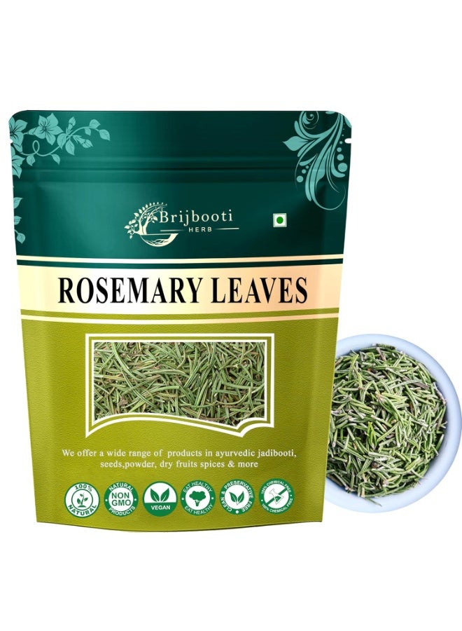 BrijBooti Rosemary Leaves for Hair Growth (100g) | FSSAI, GMP, ISO | Prepare Rosemary Water for Hair | rosemary leaves | Herbal Tea for Hair Growth | Use for Seasoning - Image 1