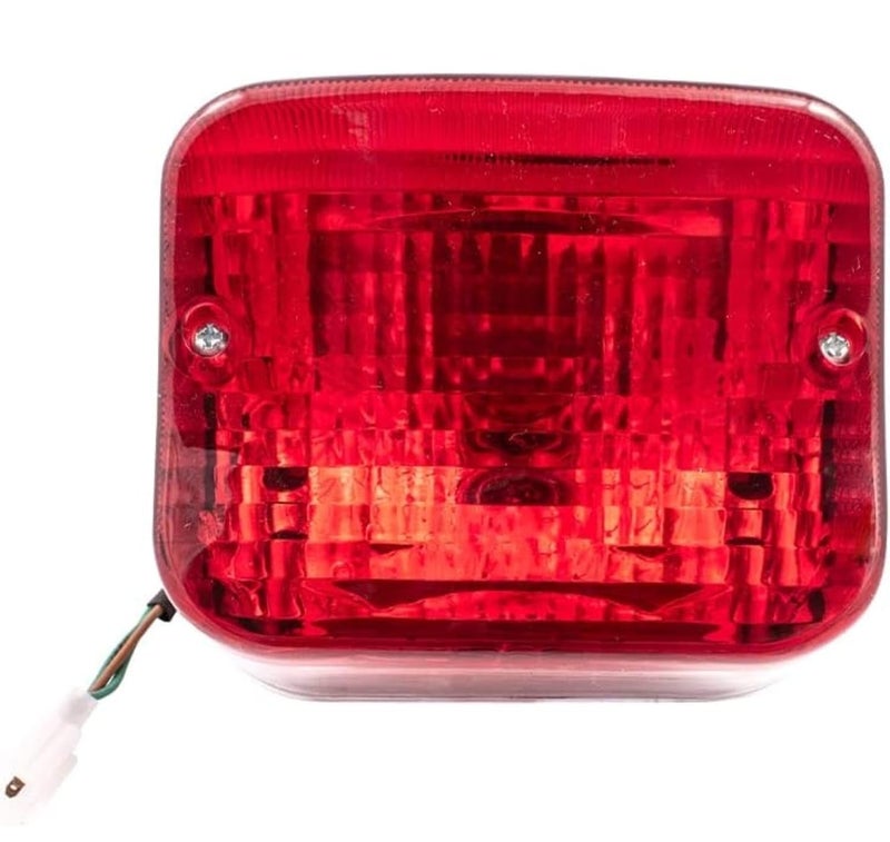 VTRUST Tail Light Assembly Compatible for Hero Splendor Plus | Rear Brake Tail Lamp with Red Lens | OEM Fit Stop Light | Durable Weather Resistant Bike Back Light Assembly - Image 5