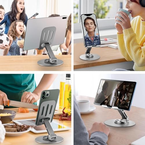 TARAVEE Mobile Holder Storage Case for All Mobiles and Tablet Stands (Silver Mobile Stand) - Image 2