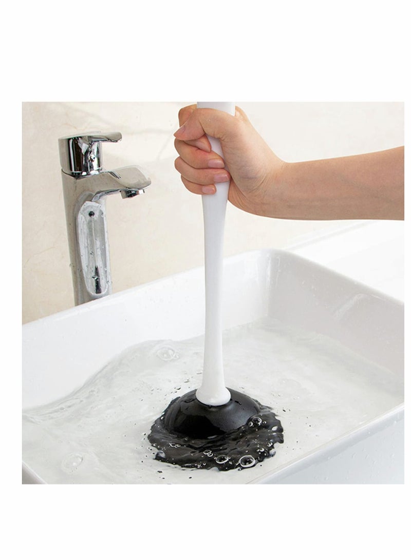 Toilet Plunger and Bowl Brush Combo for Bathroom Cleaning, with Brush, 2 in1 Holder - Image 4