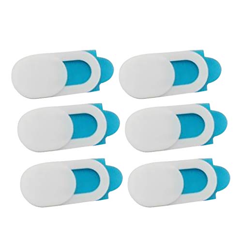Homyl 6Pack Webcam Cover Slider Camera Protect Privacy Cover for Laptops White - Image 1