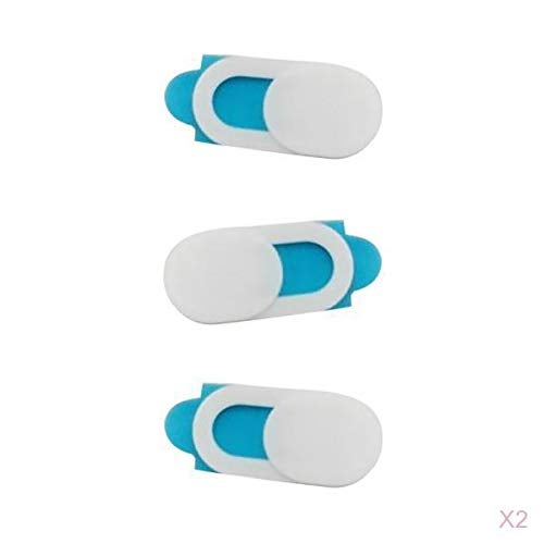 Homyl 6Pack Webcam Cover Slider Camera Protect Privacy Cover for Laptops White - Image 2