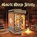 UFLJPKS Book Nook Kit for Adults and Teens DIY Miniature House Kit with Led Light 3D Wooden Puzzles for Adults Wood Gifts for Family and Friends Magic Shop - Image 4