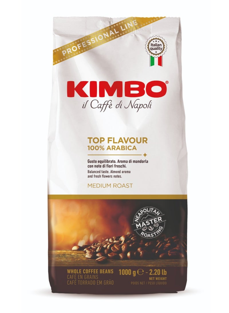 KIMBO TOP FLAVOUR 1KG - Coffee Beans