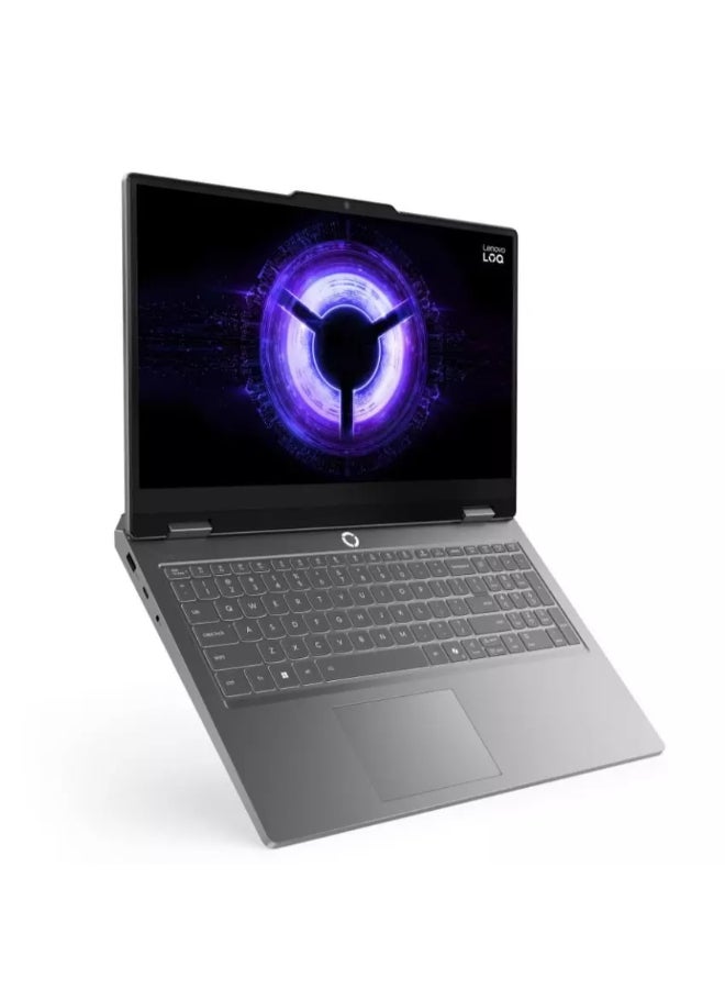Lenovo LOQ Essential 15IRX11 Gaming Laptop With 15.6 Inch Full HD (1920X1080) Display, Intel Core i5-13450HX Processor/16GB RAM DDR5/512GB SSD/8GB Nvidia GeForce RTX 5050 Graphics/Windows 11 Home/ English/Arabic Luna Grey - Image 1