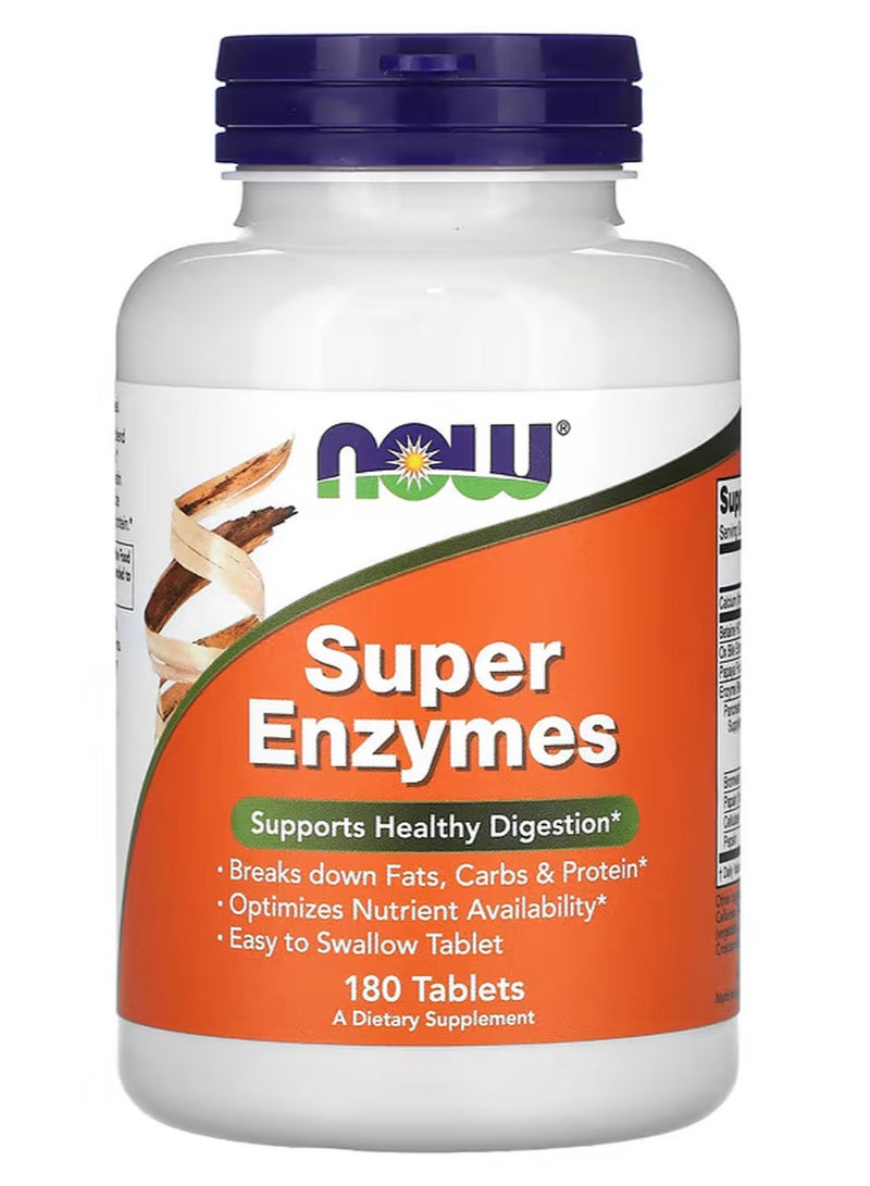 now Super Enzymes, 180 Tablets  - Image 1