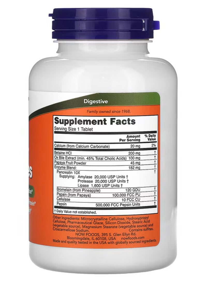 now Super Enzymes, 180 Tablets  - Image 2