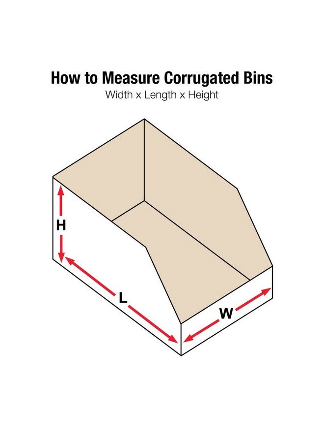أفيديتي صناديق تخزين من الورق المقوى المموج، 10 × 18 × 4 1/2 بوصة، أبيض، عبوة من 25 قطعة، للمستودعات والجراجات وتنظيم المنزل - Image 2
