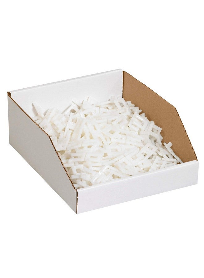 أفيديتي صناديق تخزين من الورق المقوى المموج، 10 × 18 × 4 1/2 بوصة، أبيض، عبوة من 25 قطعة، للمستودعات والجراجات وتنظيم المنزل - Image 3