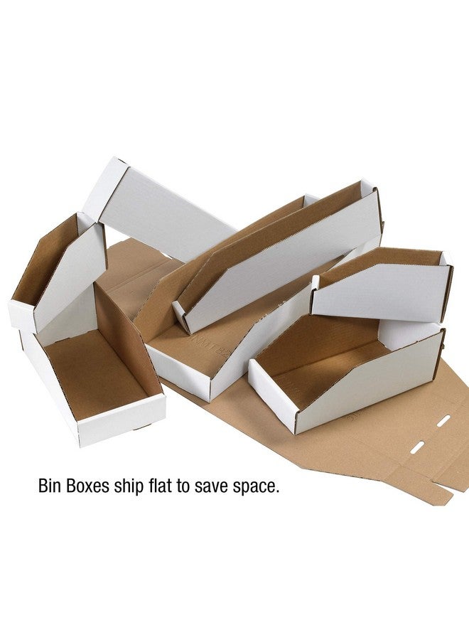 أفيديتي صناديق تخزين من الورق المقوى المموج، 10 × 18 × 4 1/2 بوصة، أبيض، عبوة من 25 قطعة، للمستودعات والجراجات وتنظيم المنزل - Image 4
