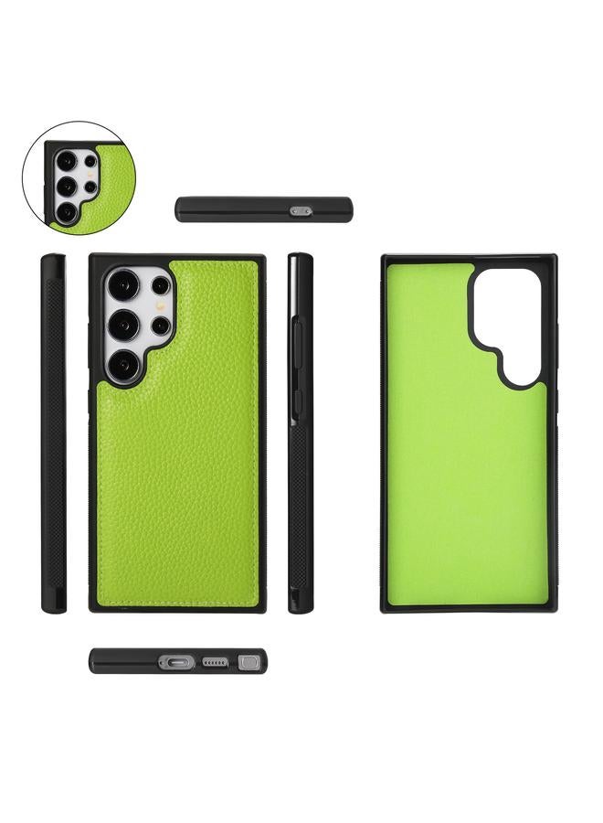 اس-توب جراب لهاتف Samsung Galaxy S24 Ultra 5G Crossbody متعدد الوظائف بسحاب ومحفظة من جلد الليتشي - Image 4