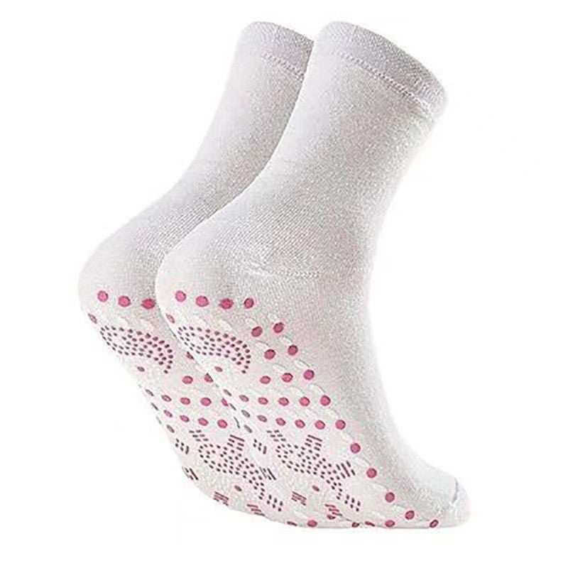 Thermal Cotton Blend Knee-High Socks with Massage & Anti-Slip - Image 4