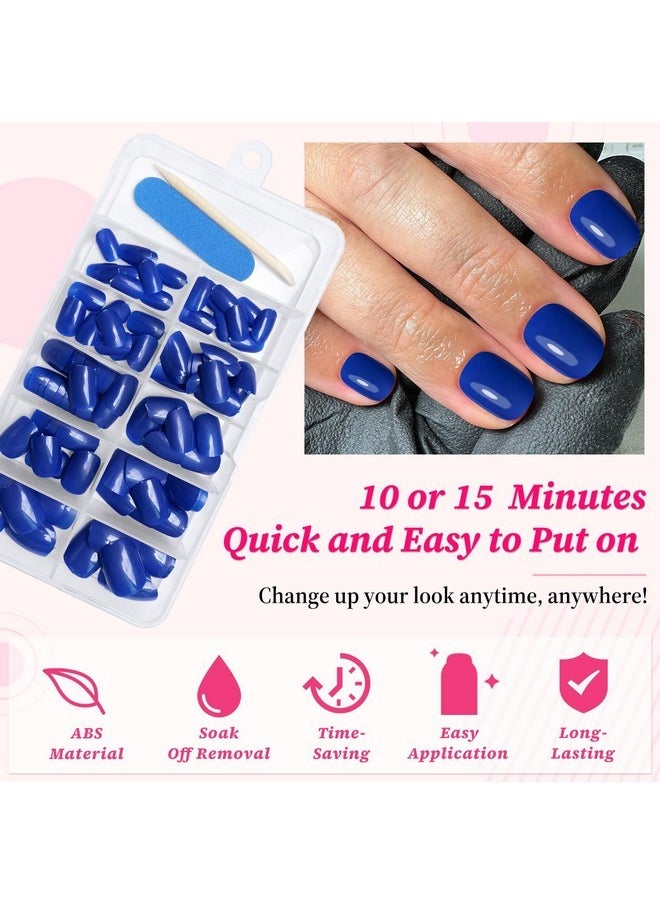 120Pc Blue Square Press On Nails Short Fake Nails Press Ons With Adhesive Tabs, 12 Sizes Square Nails Tips Short Acrylic Nails Press On Nails Petite Stick On Nails Artificial Fingernails - pzsku/ZCF6AF98E4C1CEC3244B1Z/45/_/1730894847/e5036d71-aea6-4865-83f0-78e7a0f27860