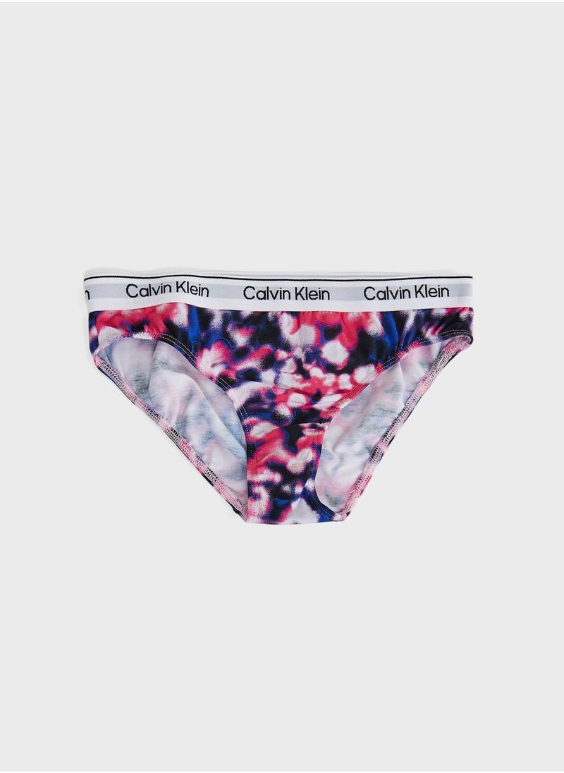Calvin Klein Jeans Kids 2 Pack Assorted Bikini  - Image 2