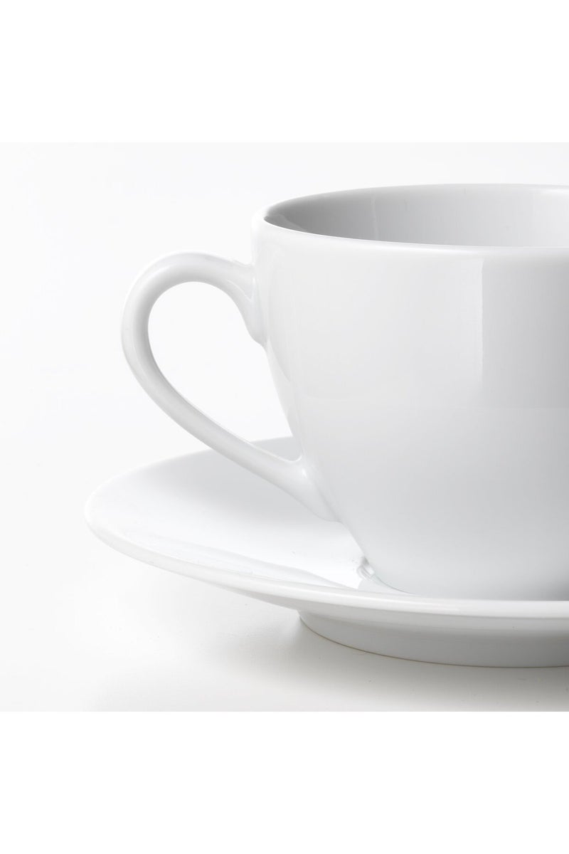 Coffee cup and saucer, white, 20 cl - Image 3