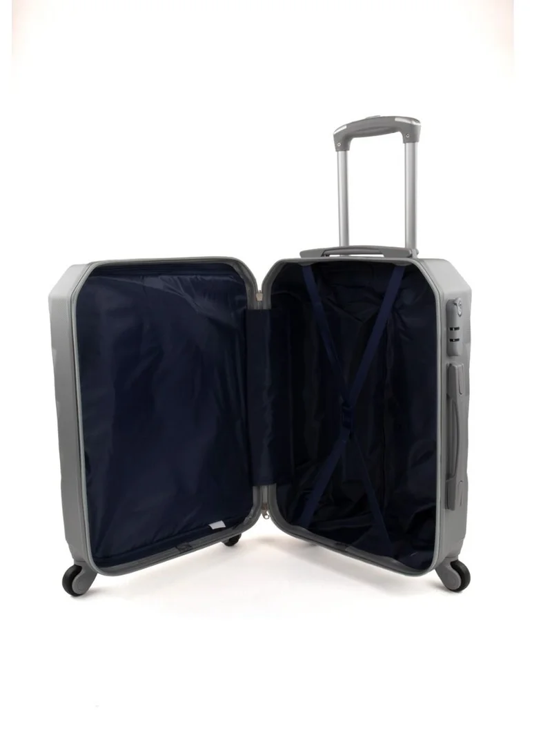LIMRA Hardside 6 Piece Luggage Trolley Set SILVER
