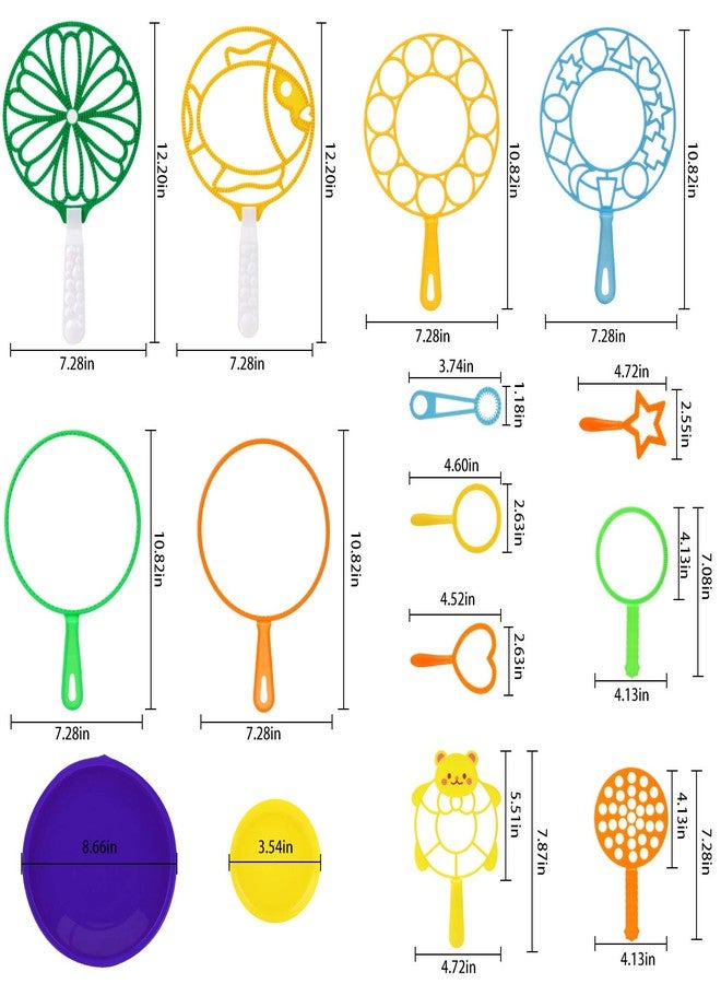 yeesport Big Bubble Wands Set Bubble Party Pack Bulk, Funny Bubble Toy Bubble Making Toys for Outdoor, Big Bubble Wands Bulk for All Age People Bubbles Party Favors Supplies - Image 3