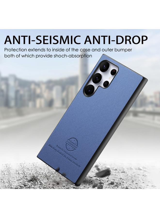 اس-توب جراب لهاتف Samsung Galaxy S22 Ultra 5G مصنوع من الجلد الصناعي المائل مع غطاء خلفي للهاتف - Image 4