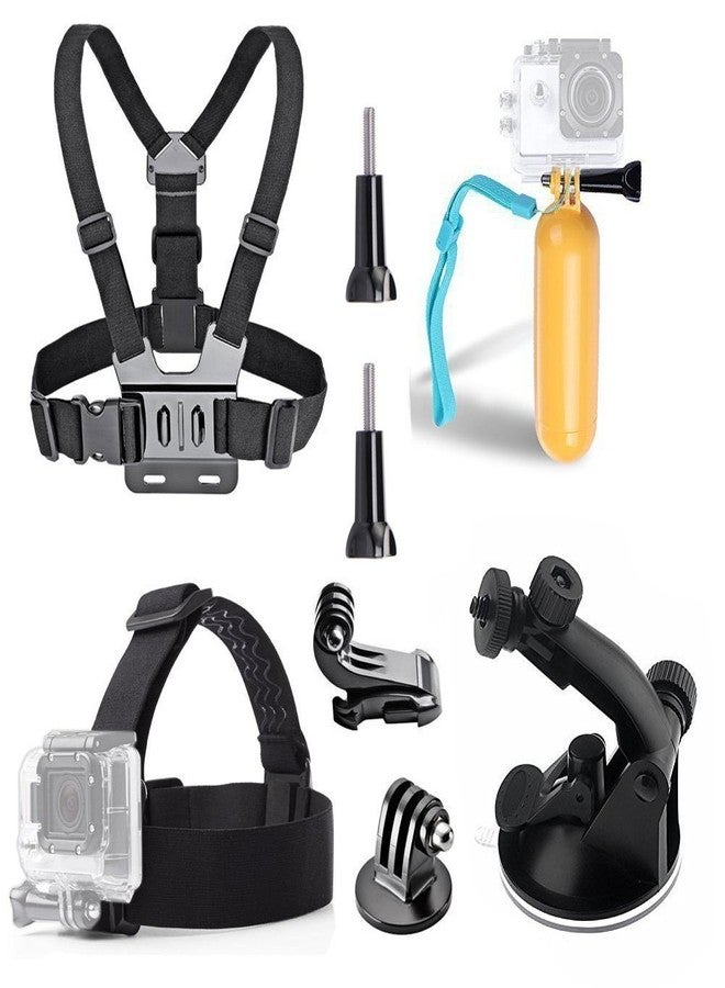 Action Pro Accessories Kit Compatible with GoPro-13/12/11/10/9/8/7/6/5/4/3+Session/SJ4000/SJ5000/SJ6/Xiaomi/Yi/4k/Eken and Other Action Camera - Image 1
