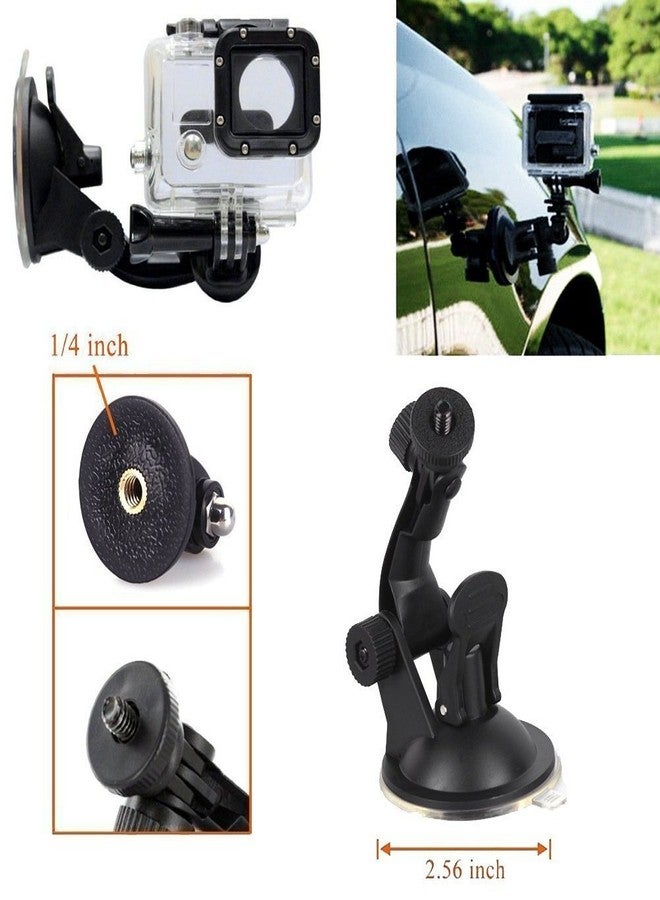 Action Pro Accessories Kit Compatible with GoPro-13/12/11/10/9/8/7/6/5/4/3+Session/SJ4000/SJ5000/SJ6/Xiaomi/Yi/4k/Eken and Other Action Camera - Image 5