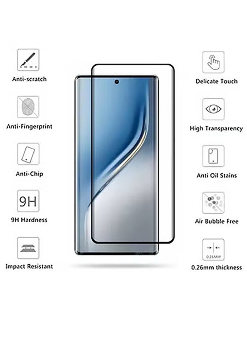 [1 عبوة] واقي شاشة لتكنو كامون 40 برو، زجاج مقسى [تغطية كاملة HD] [تركيب سهل] [مقاوم للخدوش] [صلابة 9H] فيلم واقي - Image 2