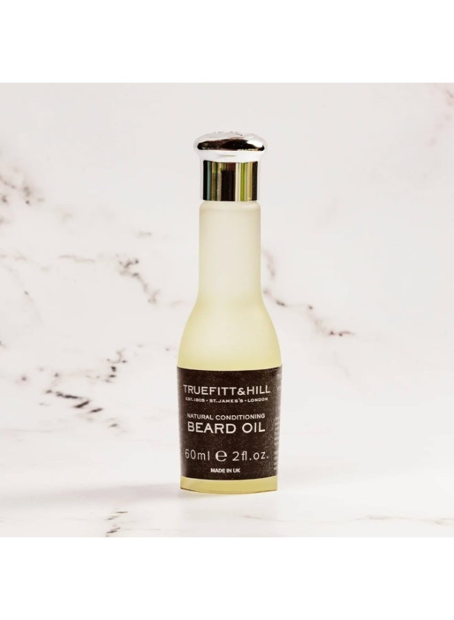 Truefitt & Hill Gentleman's Natural Conditioning Beard Oil 60ML | Beard Care & Nourishment Oil | Suitable For All Beard Types - Image 3