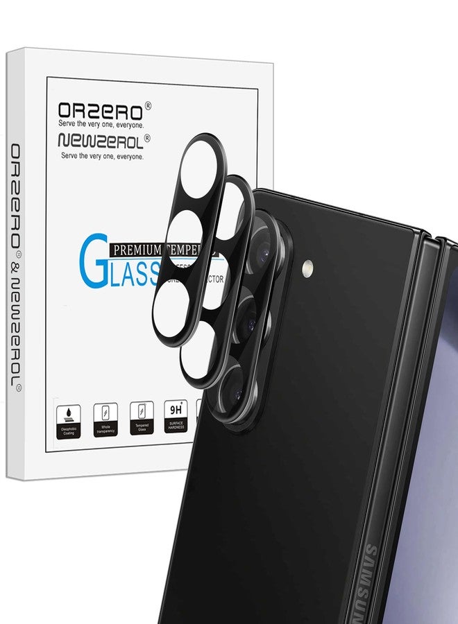 Orzero (3 Pack) Orzero Camera Lens Protector Compatible for Samsung Galaxy Z Fold 5 5G, Protector de Cámera 9H Tempered Glass for Crystal Imaging and Whole Module Protection - Image 1