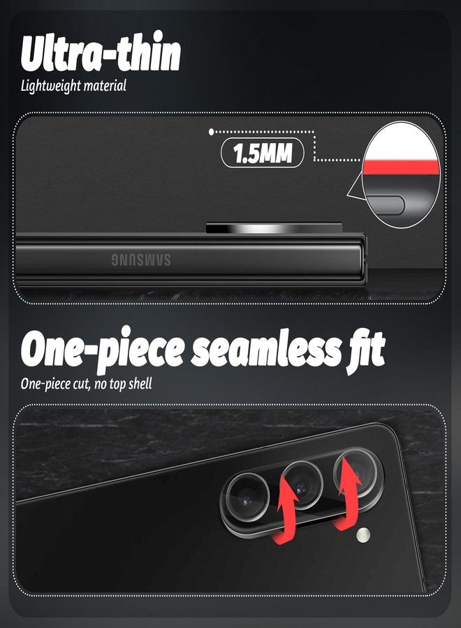 Orzero (3 Pack) Orzero Camera Lens Protector Compatible for Samsung Galaxy Z Fold 5 5G, Protector de Cámera 9H Tempered Glass for Crystal Imaging and Whole Module Protection - Image 5