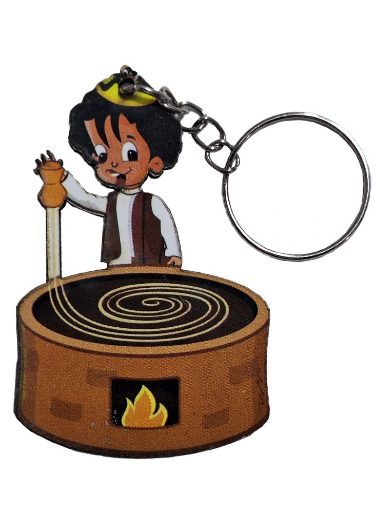 Ramadan medals, characters, new Ramadan medal, toy for children, 4 pieces, different shapes, high wooden material  - Image 4