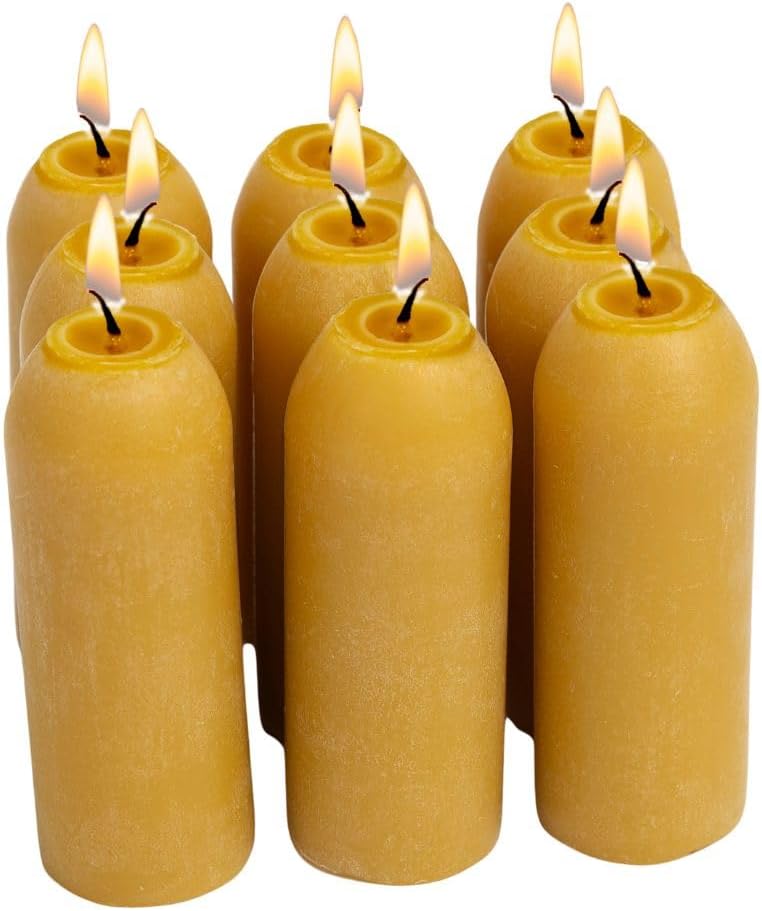 UCO 12-Hour Natural Beeswax Long-Burning Candles for Candle Lanterns and Emergency Preparedness, Made in USA - Image 2