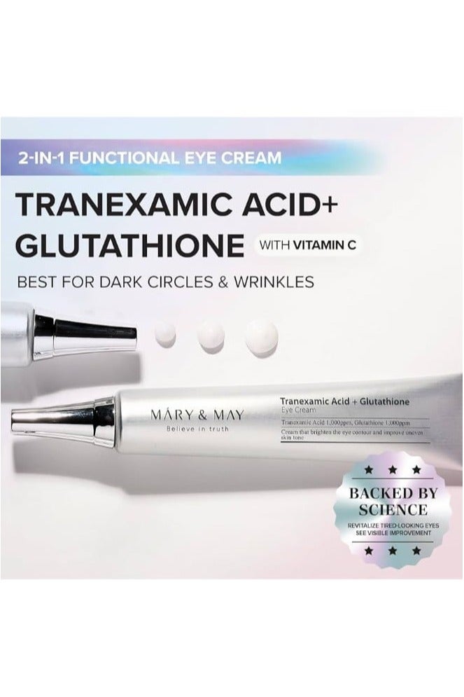 MARY & MAY Tranexamic Acid  Eye Cream 30ml - Image 2