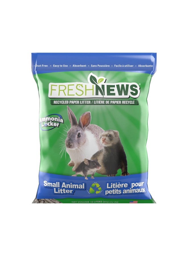 Fresh News Recycled Paper Small Animal Litter Bedding, 10 Liters - Image 1